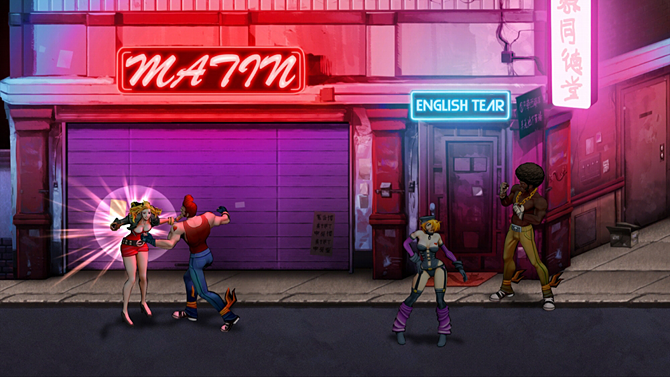 Double Dragon Neon  (PS3) Gameplay 