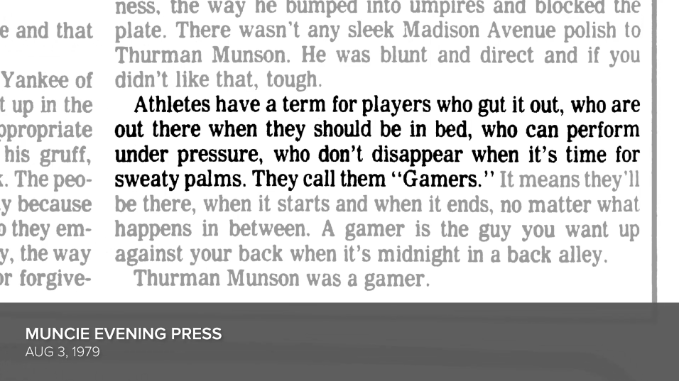 Athletes have a term for players who gut it out, who are out there when they should be in bed, who can perform under pressure, who don’t disappear when it’s time for sweaty palms. They call them ‘gamers.'