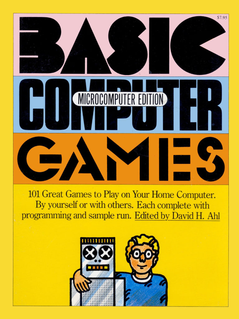 The cover of David H. Ahl's Basic Comptuer Games (1978)
